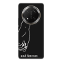 Honor Magic 7 Lite And forewer Black Colored Silicone TPU Θήκη